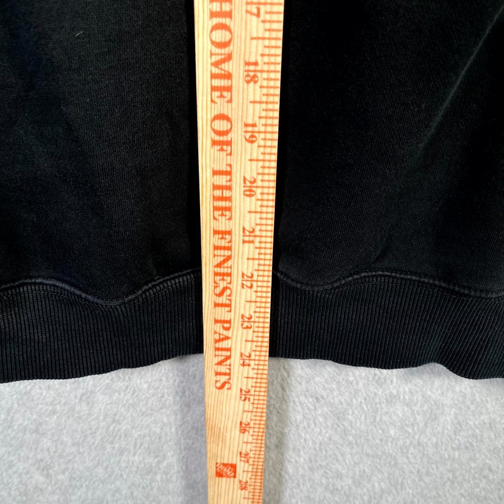Alphalete Hoodie Mens Medium Black Fleece Lined Spellout Graphic Winter Wear - Picture 8 of 8